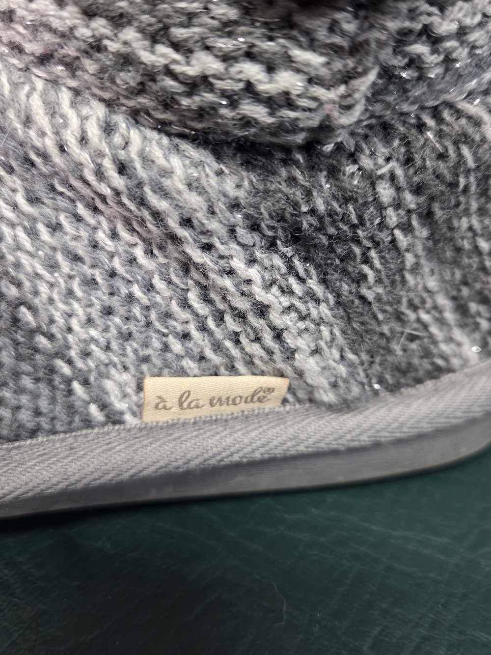 **Muk Luks Gray Knit Button-Accent Winter Boots** - Picture 5 of 9